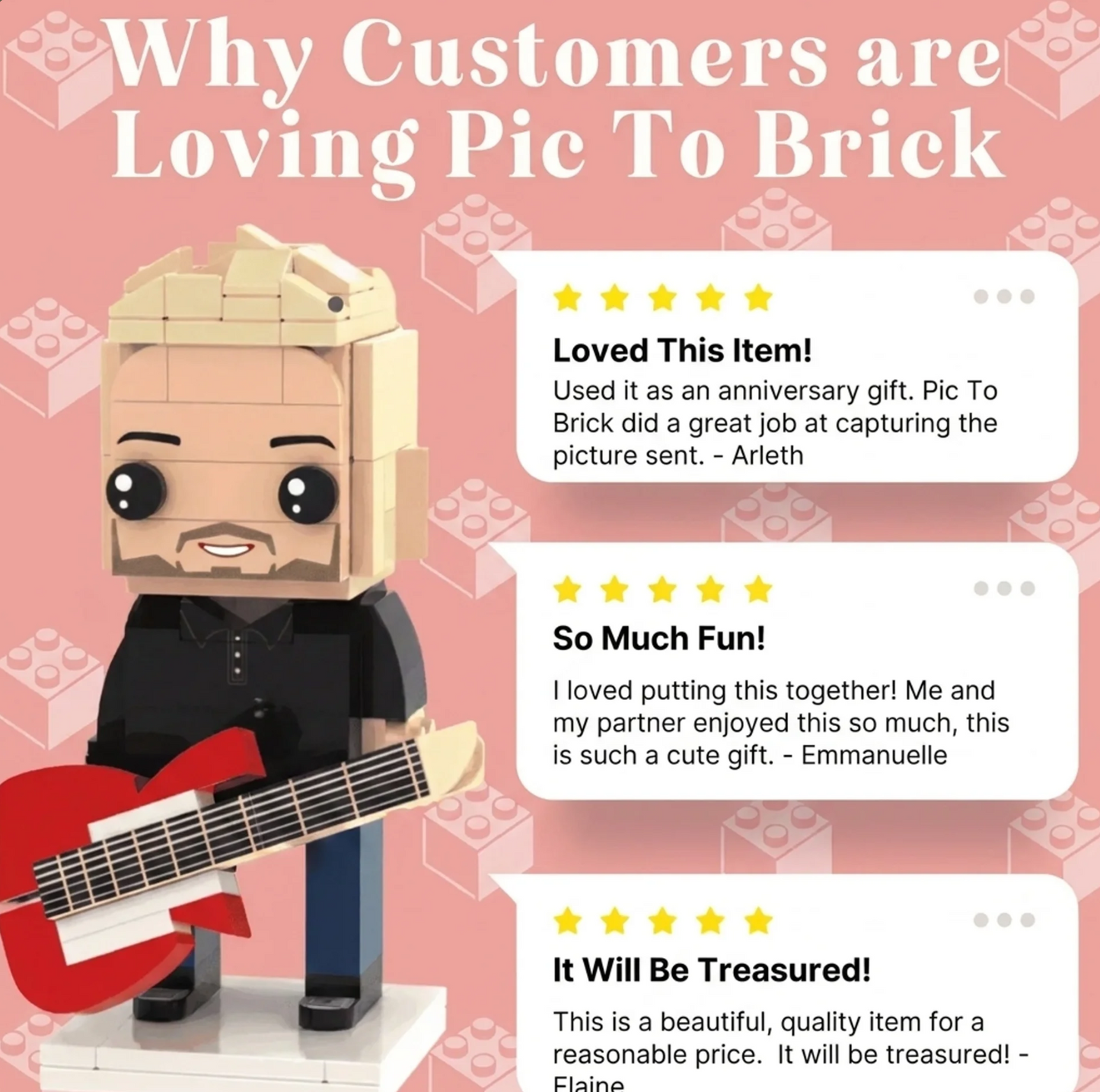 PicToBrick™ Custom Brick Figures